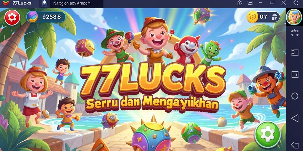 Gameplay dinamis dan menarik dalam 77LUCKS menunjukkan keseruan permainan.