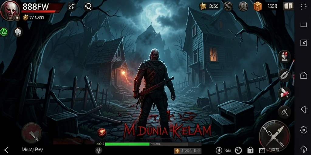 Gameplay menyeramkan dalam 888FW yang penuh dengan makhluk mengerikan.