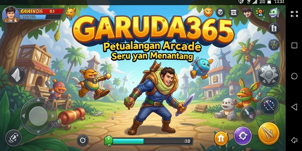 Screenshot GARUDA365 yang menampilkan gameplay seru dan penuh warna.