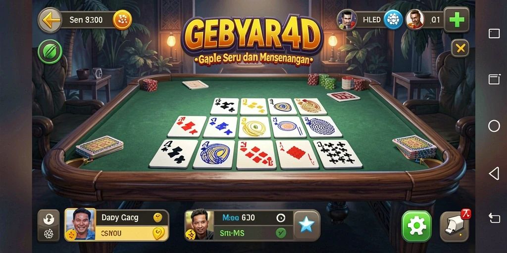 Tampilan menarik dari gameplay GEBYAR4D yang seru.
