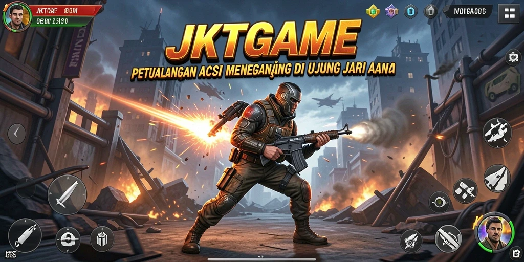 Tampilan aksi seru dalam JKTGAME dengan grafis menawan.