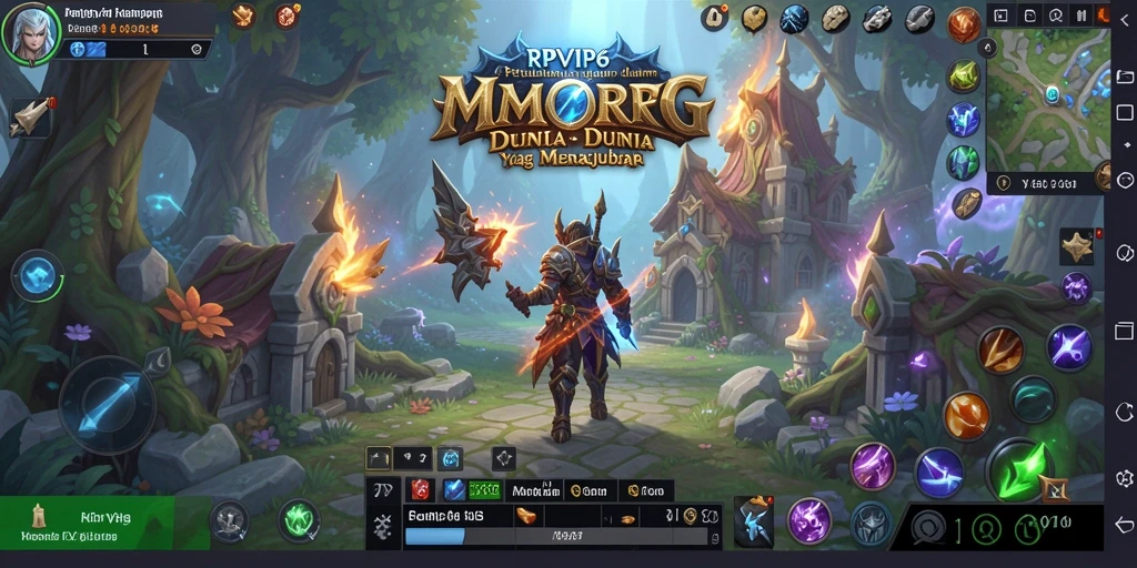 Screenshot gameplay RPVIP6 menampilkan aksi pertarungan seru dan karakter unik.