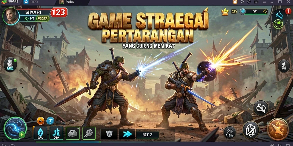 Tampilan seru dari gameplay SINAR123 dengan strategi SLG.