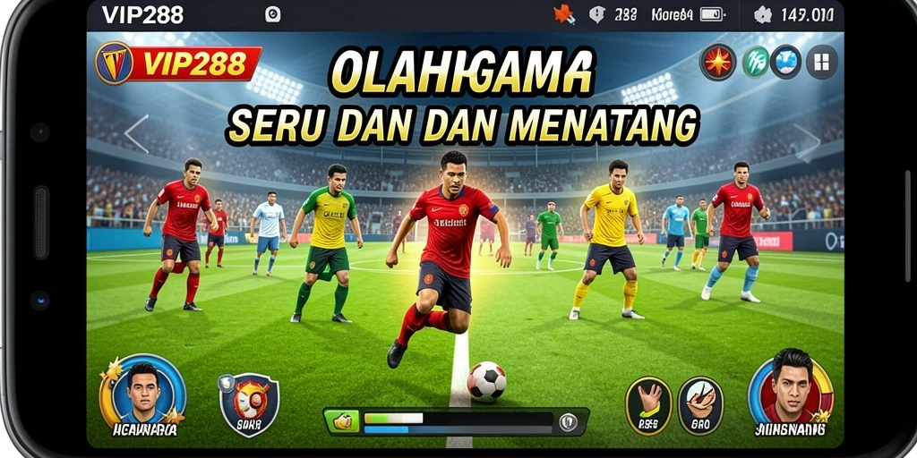 Screenshot utama VIP288 menunjukkan aksi seru dalam olahraga.